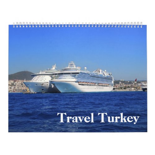 12 month Travel Turkey Photo Calendar