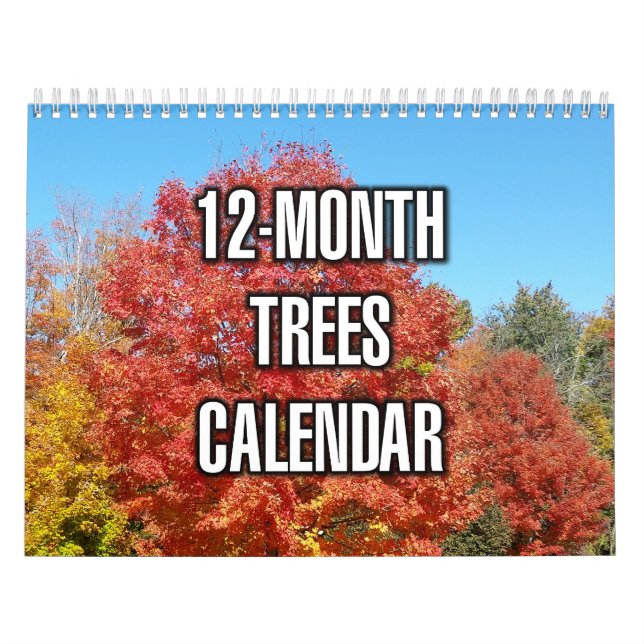 12-Month Trees Calendar (Cover)