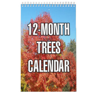 12-Month Trees Calendar