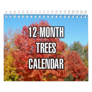 12-Month Trees Calendar