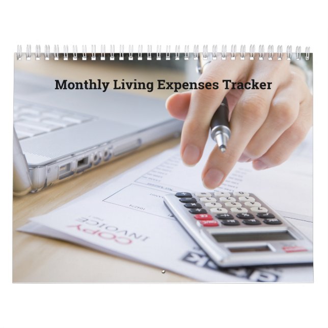 12 Monthly 2026 Calendar Living Expense Sheets (Cover)
