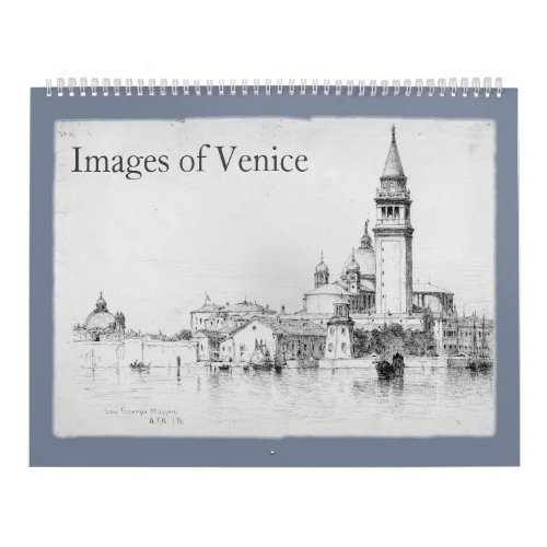 12 Months Images of Venice Calendar