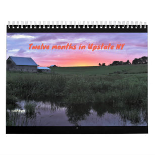 12 months in Upstate NY Calendar