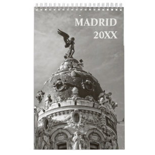 12 months Madrid Calendar