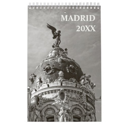 12 months Madrid Calendar
