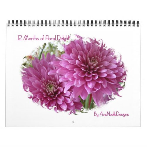 12 Months of Floral Delight_Flowers Calendar
