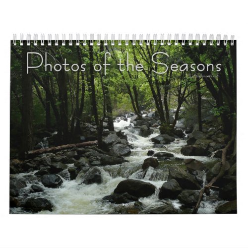 12 Months of Photos of the Seasons 3rd Edition Calendar