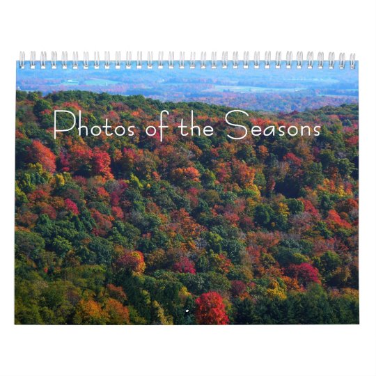 12 Months of Photos of the Seasons, 9th Edition Calendar | Zazzle.com