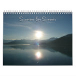 12 Months of Sunrises and Sunsets, 1st Edition Calendar