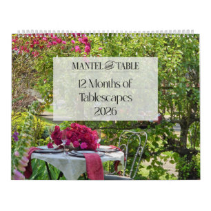 12 Months of Tablescapes Calendar 2026