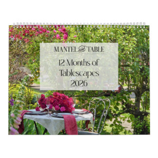 12 Months of Tablescapes Calendar 2026
