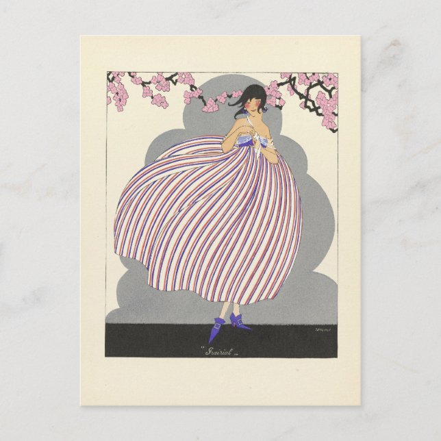 12 Months of the Year, Prairial Art Postcard (Front)