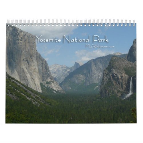 12 Months of Yosemite National Park Calendar