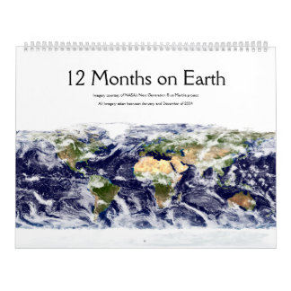 12 Months on Earth Calendar