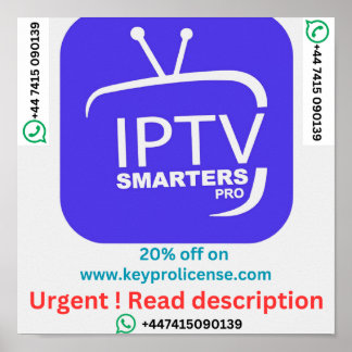 12 Months Subscription For IPTV keyprolicense.com Poster