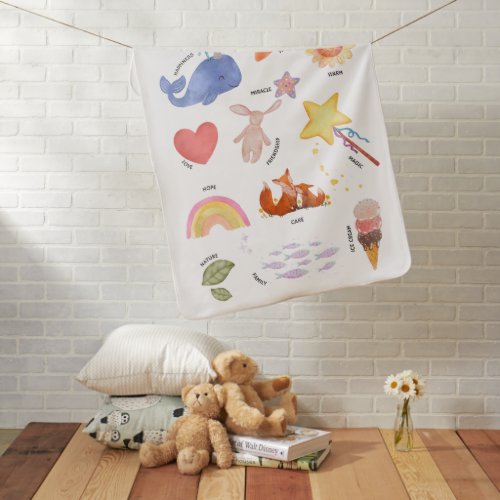 12 most important things in life lesson for kids  baby blanket