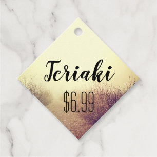 12 Name Price Tags Sunrise Pathway Walkway Path Si