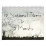 12 National Parks in 12 Months, 1st Edition Calendar