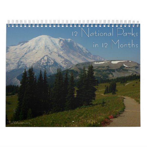 12 National Parks in 12 Months 2nd Edition Calendar