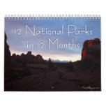12 National Parks in 12 Months, 5th Edition Calendar