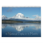 12 National Parks in 12 Months, 7th Edition Calendar