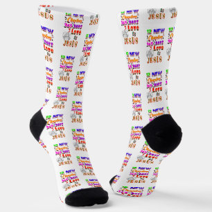 12 New Chapters 365 Days Love By Jesus Socks