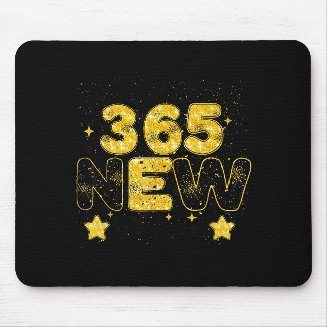 12 New Chapters 365 New Chances Happy New Year 202 Mouse Pad (Front)