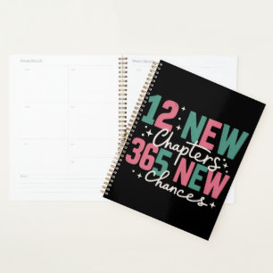 12 New Chapters 365 New Chances Inspirational Planner