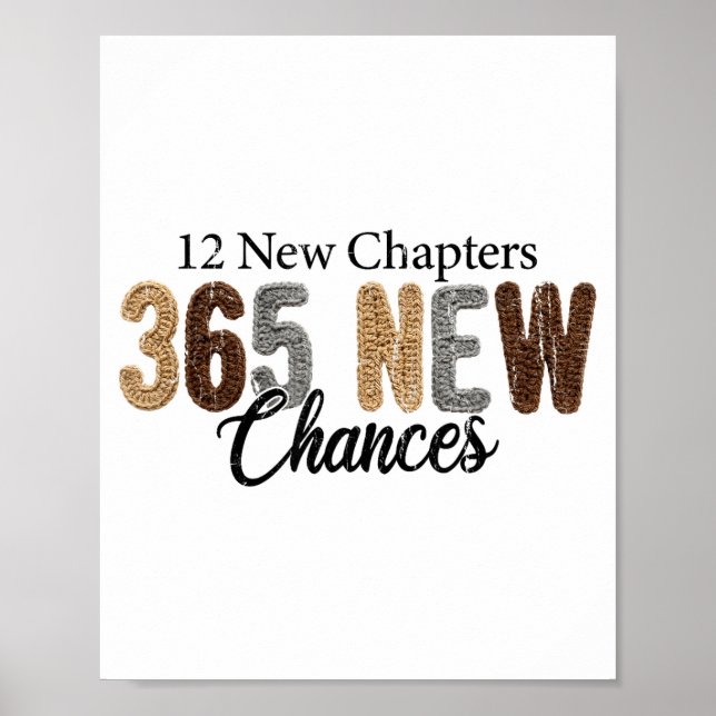 12 New Chapters 365 New Chances  Poster (Front)