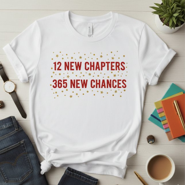 💫 12 New Chapters 365 New Chances T-Shirt  Tri-Blend Shirt (Creator Uploaded)