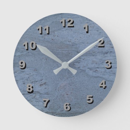 12 Number Choices to Choose_Blue Marble Clock