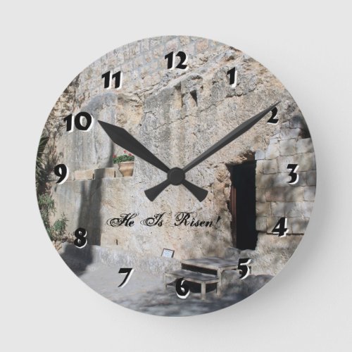 12 Number Choices to Choose __ Jesus Tomb Clock