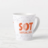 12 oz Latte Mug - 2021 Annual Meeting (Molecule) (Right Angle)