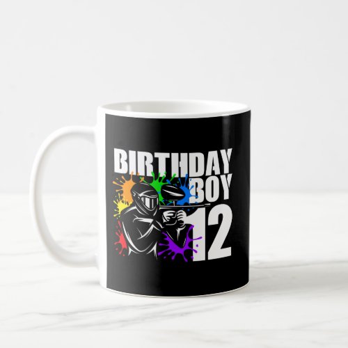 12 Paintball Party 12Th For Coffee Mug