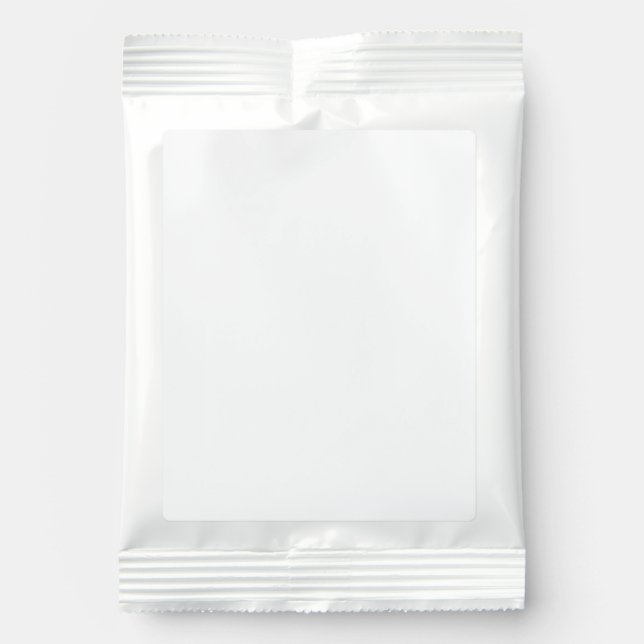 12 Personalized Hot Chocolate Wedding Favors Blank Drink Mix (Front)