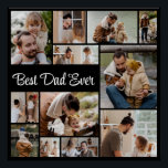 12 Photo Collage Best Dad Ever Glossy Poster<br><div class="desc">Create your own, Dad Photo Collage for Christmas, Birthdays, Weddings, Anniversaries, Graduations, Father's Day, Mother's Day or any other Special Occasion, with our easy-to-use design tool. Add your favorite photos of friends, family, vacations, hobbies and pets and you'll have a stunning, one-of-a-kind photo collage. Our custom photo collage is perfect...</div>