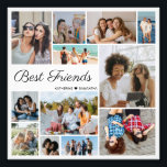 12 Photo Collage Best Friends Photo Enlargement<br><div class="desc">Create Your Own,  Best Friends Forever,  Photo Collage,  Add Your Own Photos,  Add Your Names and Make It Your Own. Make a Personalized Friends Photo Collage for Christmas,  Birthdays,  Holidays,  Special Occasions and More.</div>