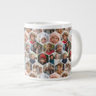 12 Photo Collage - funky hexagon pattern