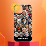 12 Photo Collage - funky hexagon - Random Pattern Case-Mate iPhone 14 Case<br><div class="desc">Square photos work best with this template. A random sampling of 12 photos shaped like hexagons in a pattern that covers the entire phone case. Add your favorite pics to this fun template. You can use square photos or any photos for this grid.</div>
