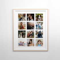 12 photo collage poster