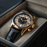 12 Photo Custom Collage  Watch<br><div class="desc">Display your favorite photos on this beautiful personalized watch. Add your custom text of a one of a kind design or gift for spouse,  grandparents,  grad,  etc.</div>