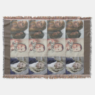 12 Photo Throw Blanket