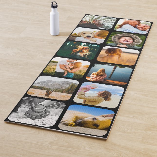 12 Photo Yoga Mat Rounded Template (In Situ)