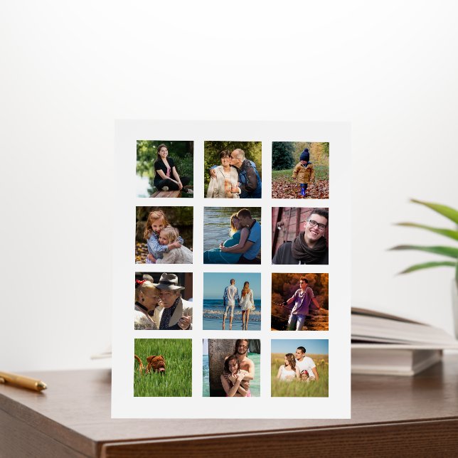 12 Picture Family Photo ✨  Collage Custom  Foam Board (In Situ (Office))