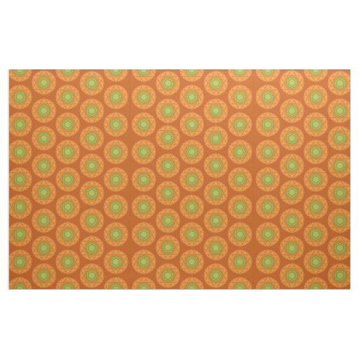 12 point star pumpkin autumn gems fabric