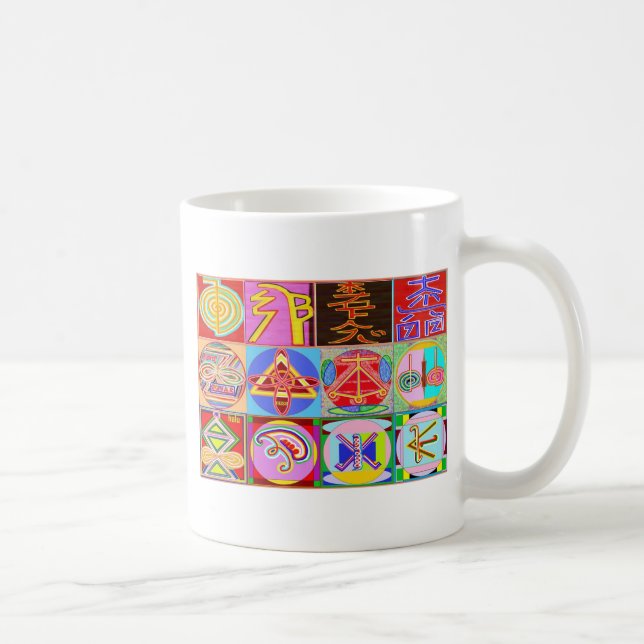 12 Reiki n Karuna Reiki Healing Designs Coffee Mug (Right)