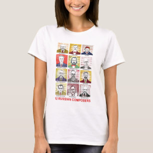 12 Russian Composers T-Shirt