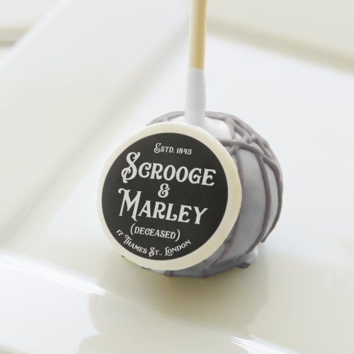 12 Scrooge  Marley Christmas Carol Cake Pops