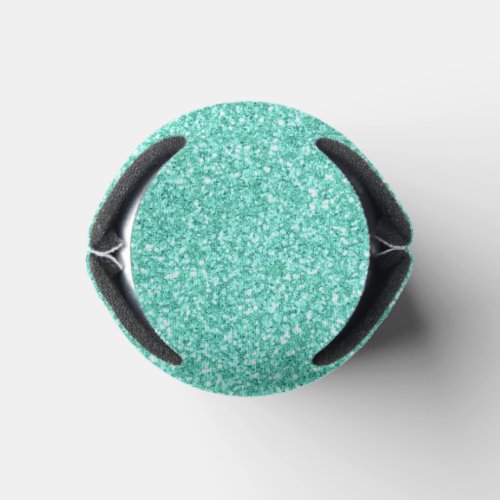 12 Seafoam Glitter Print Glimmer Sparkles Can Cooler