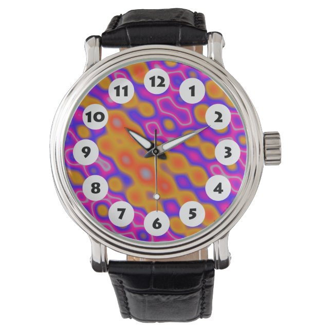 12 Spots - Colorful Abstract Watch (Front)